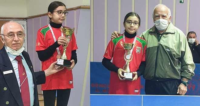 Bostanlıspor Masa Tenisi'nde 3. oldu