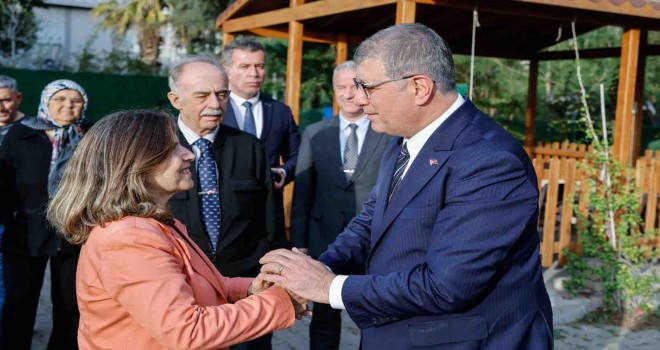 Gazilerden Başkan Tugay’ı duygulandıran armağan