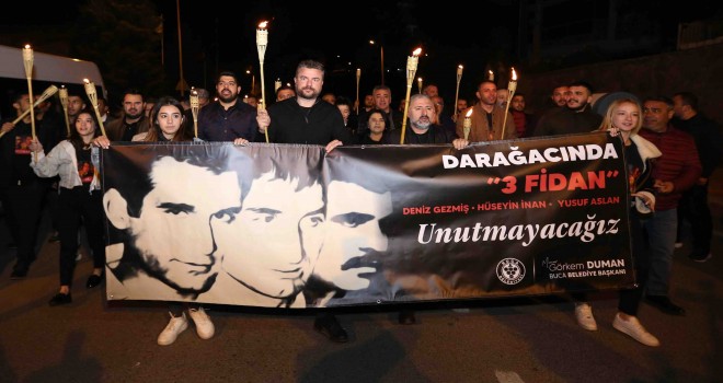 Buca Üç Fidan’ı unutmadı