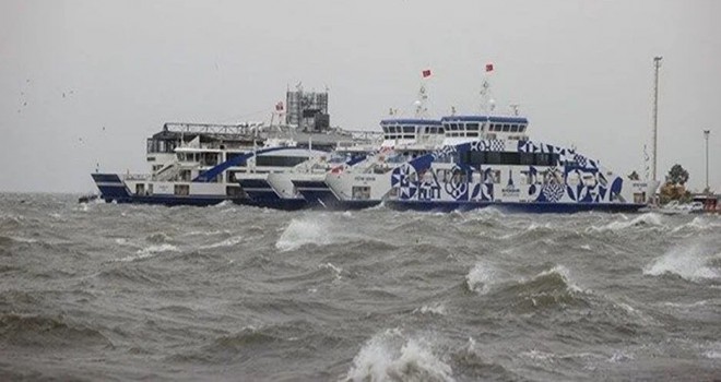 İzmir'de vapur seferleri iptal...