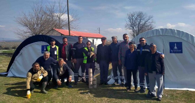 Kahramanmaraş ve çevresindeki 40 köyde İzmir dayanışması