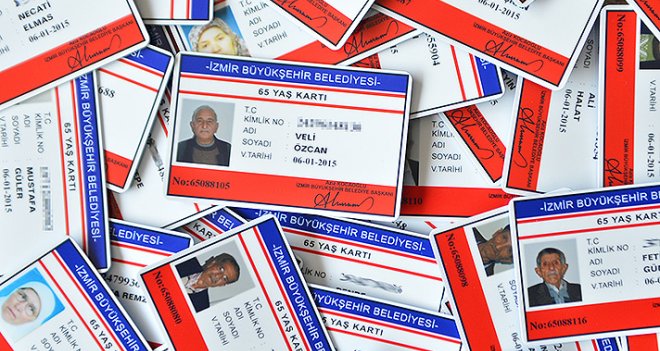 65 Yaş elektronik kartlarının dağıtımı başladı