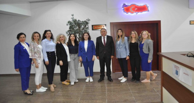 Ortak Akıl Kadın Dayanışma Derneği'nden Kaymakam Demir'e ziyaret
