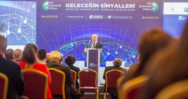Başkan Soyer Ege Ekonomik Forum’da konuştu