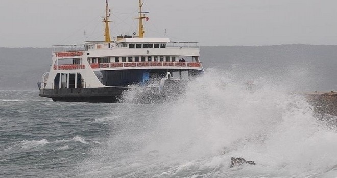 Feribot seferleri iptal edildi