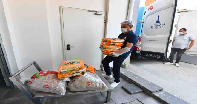 Cemevlerine erzak desteği