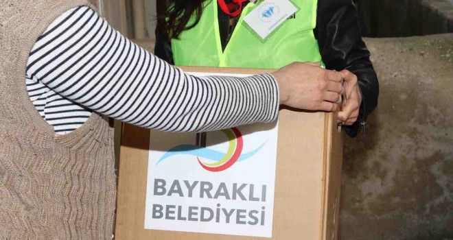 Bayraklı Belediyesi'nden sel mağdurlarına sosyal destek