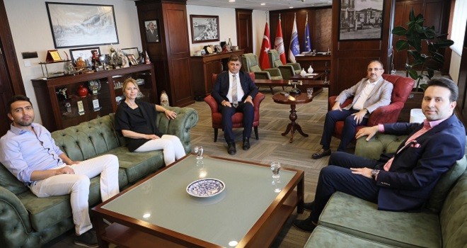 Ak Partililer, başkan Tugay'la stadı konuştu