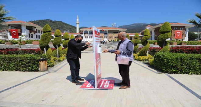 Menderes’te el eezenfekte üniteleri devrede