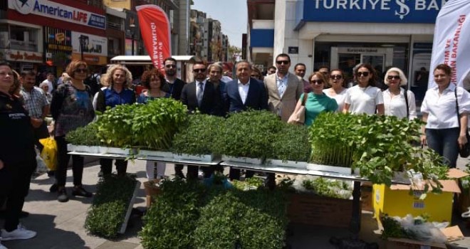 Karşıyakalı kadınlara 60 bin yerli fide