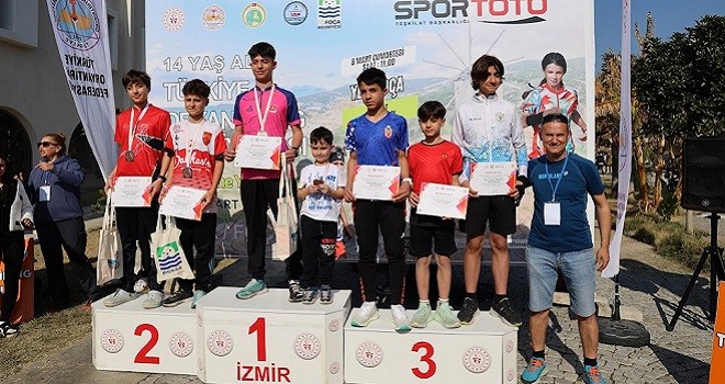 Bostanlıspor Oryantiring U14’te Türkiye Şampiyonu