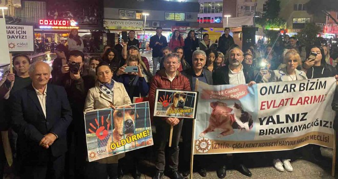 Karşıyaka’dan ''Canımızı veririz, canlarımızı vermeyiz'' haykırışı…