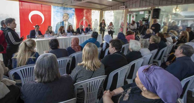 Başkan Ünsal, Fikri Altay sakinleriyle bir araya geldi