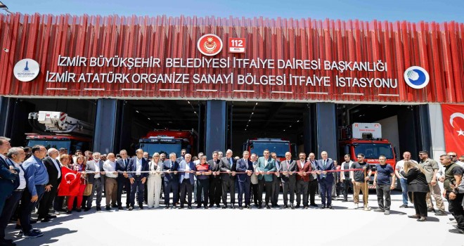 Çiğli İAOSB İtfaiye İstasyonu hizmete açıldı