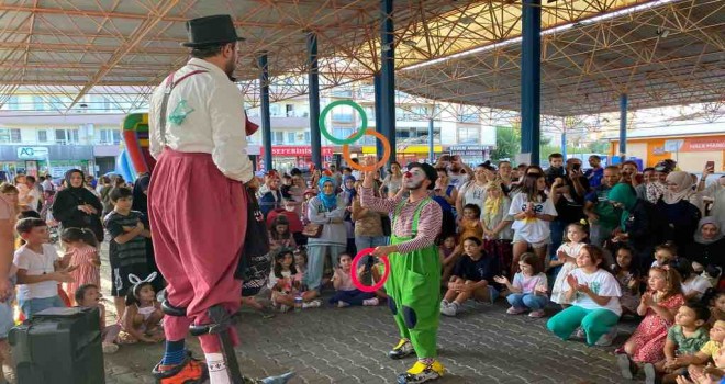 Seferihisar’da çocukların şenlik keyfi