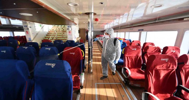 Toplu ulaşımda gün boyu dezenfeksiyon