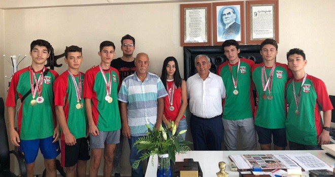 Madalyalarıyla hayırlı olsun ziyareti...