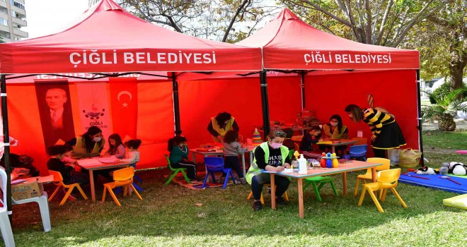 Çiğli Belediyesi’nden depremzede çocuklar için aktivite