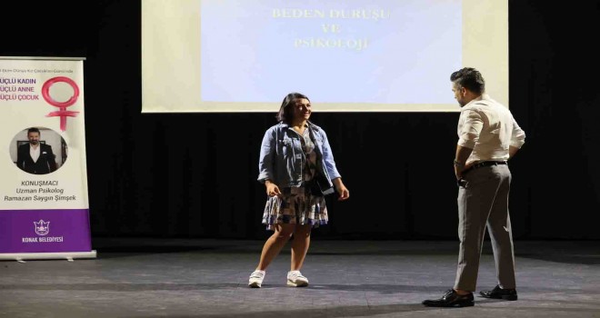 Konak’ta ''Güçlü kadın, güçlü anne, güçlü çocuk'' konuşuldu