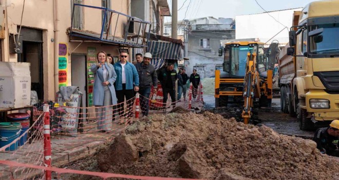 Konak’ta doğalgaz çalışmaları hız kazandı