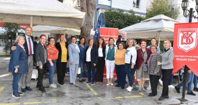 TYSD’li yardımseverler, öğrencilere Cumhuriyet Bayramı hediyesi için toplandılar