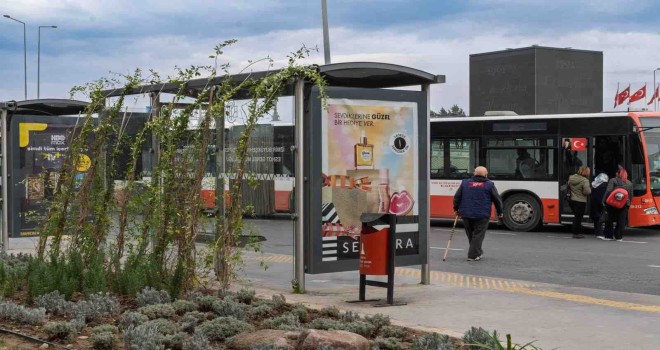 Yeşil duraklar kente nefes oldu