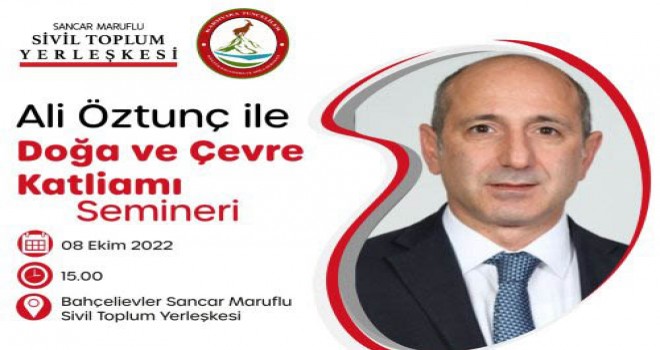 Karşıyaka'da Doğa ve Çevre Katliamı semineri