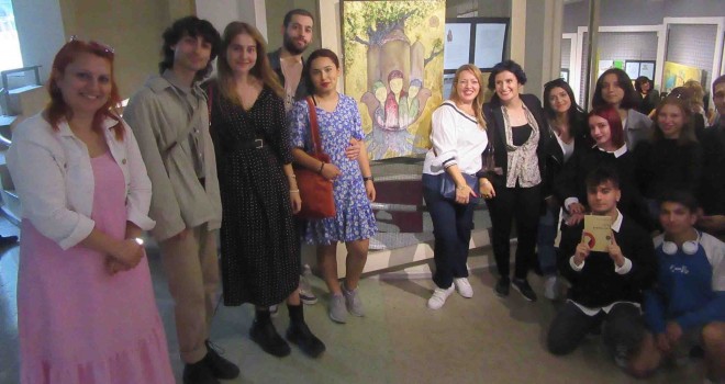 Şiirler resme dönüştürüldü