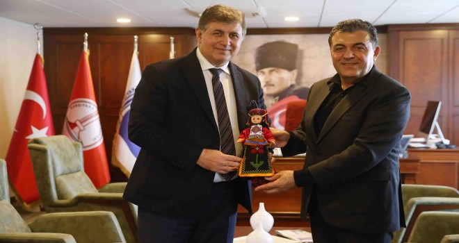 Ardahan Belediye Başkanı Demir’den Başkan Tugay’a dostluk ziyareti