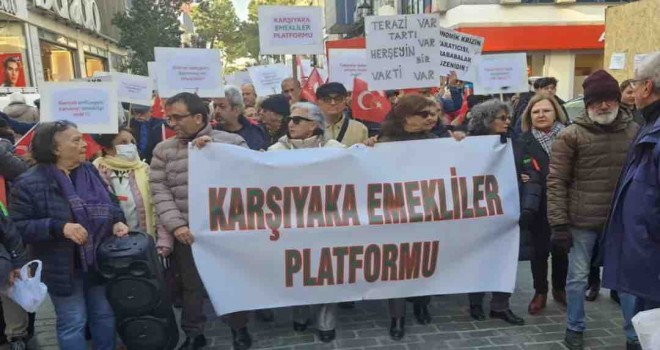 Emekliler Karşıyaka'dan isyan etti...