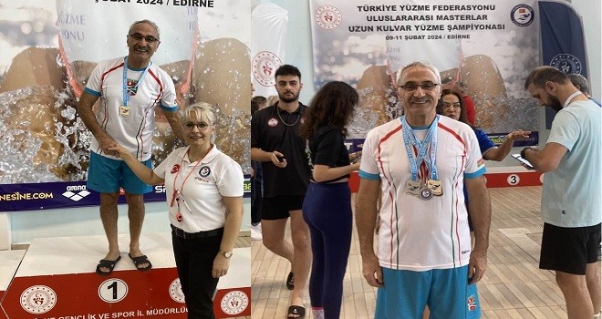 Bostanlısporlu Servet Ateş’ten 5 madalya...