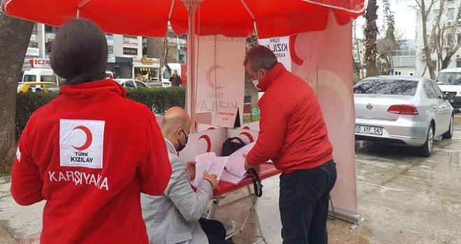 Kaymakam Çalışır ve kurum müdürlerinden kan bağışı