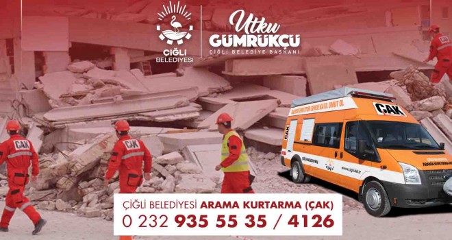 Çiğli Belediyesi Mahalle Arama Kurtarma Ekibine yeni gönüllüler arıyor