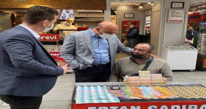 İzmir Emniyet Müdürü Şahne'den Karşıyaka esnafına ziyaret