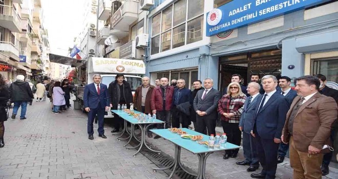 Karşıyaka Denetimli Serbestlik Müdürlüğü 18 Mart şehitleri için lokma döktürdü