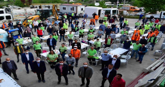 Narlıdere’de 1 Mayıs’a sosyal mesafe ayarı