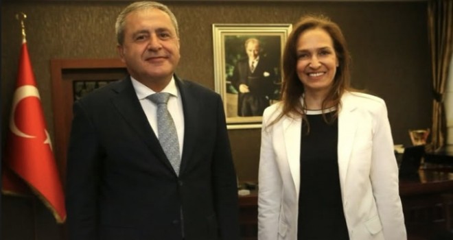 Başkan Ünsal, Kaymakam Demir ile bayramlaştı