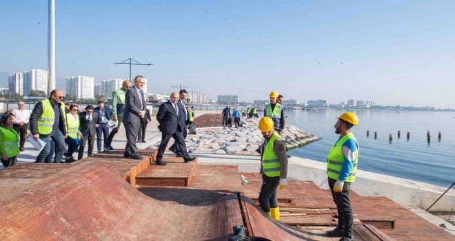 Mavişehir Flamingo Doğa Parkı çalışmaları sürüyor