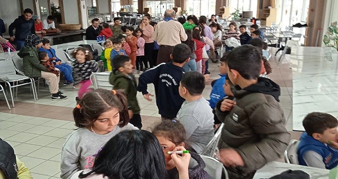 Depremzede çocuklar İSKEM’in animasyonu ile moral buldu