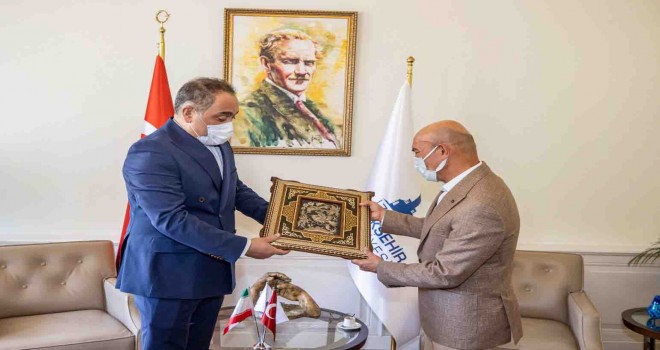 Başkan Soyer İran'ın İstanbul Başkonsolosunu ağırladı
