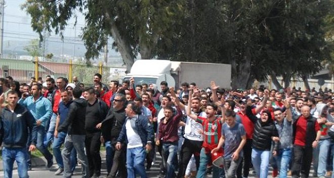 96 taraftara adli işlem...