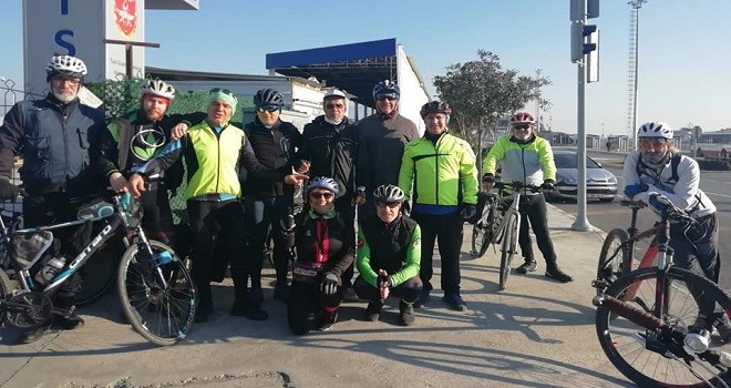 Bostanlıspor'un bisikletcileri Altınvadi'yi keşfetti...