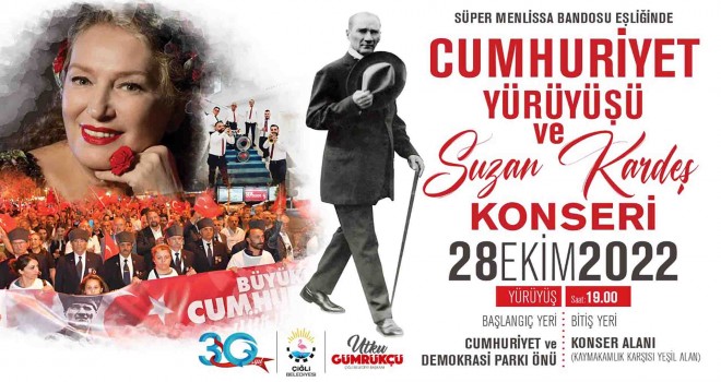 Çiğli Belediyesi’nden Cumhuriyet'in 99. yılına coşkulu kutlama