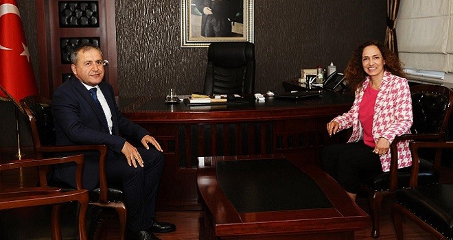 Başkan Ünsal, Kaymakam Demir'i ziyaret etti