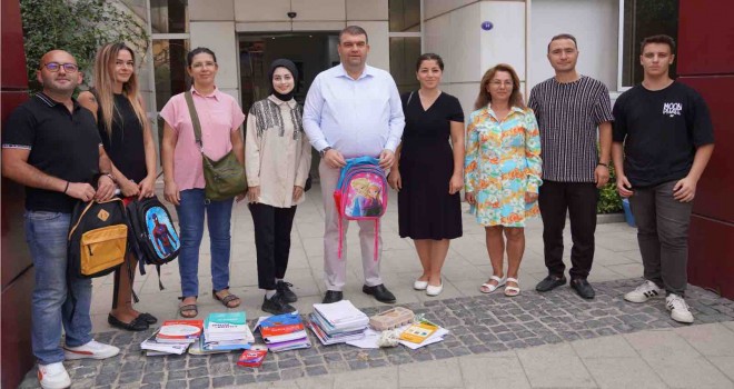 Atıklarını getirdiler, kırtasiye malzemesi aldılar