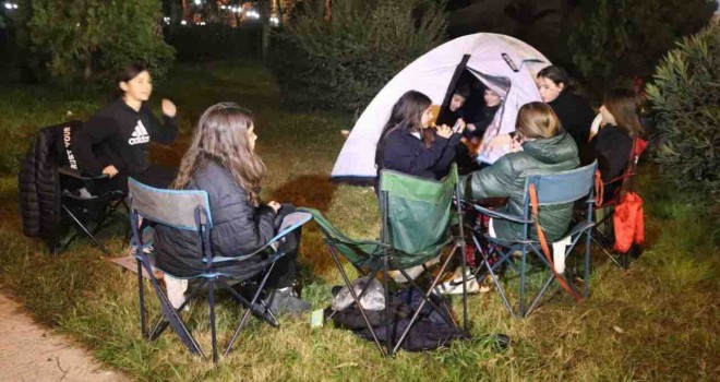 Deprem Haftası'nda çadır kurmayı öğrendiler