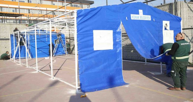 Konak’tan Kahramanmaraş’a çadırkent desteği