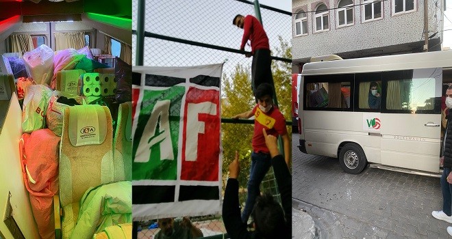 Deprem için Karşıyaka Göztepe kardeşliği