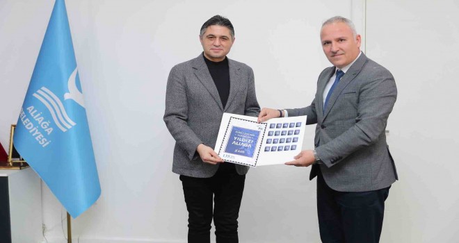 PTT’den Aliağa’ya özel posta pulu