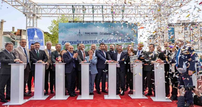 Örnekköy'de üçüncü ve dördüncü etapların temeli atıldı